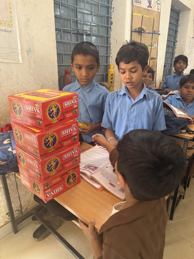 Stationery donation drive