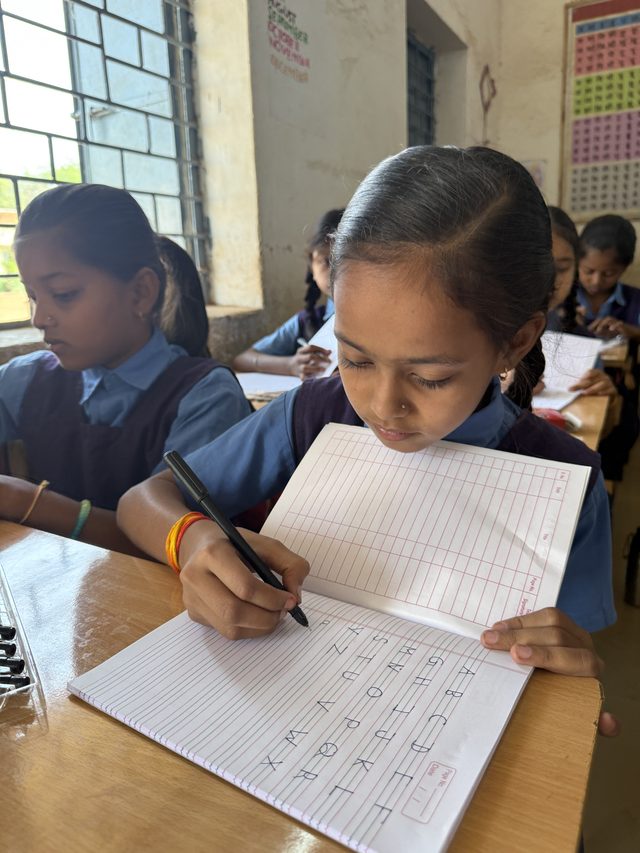 Writing workshop with the children